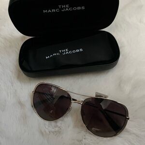 Marc Jacobs Aviator Sunglasses Black